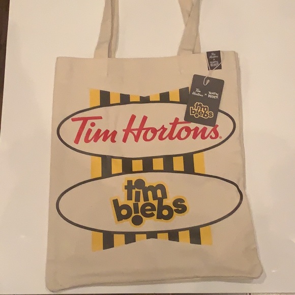 Justin Bieber “ Tim Biebs “  Canvas Tote New !! - Picture 2 of 11